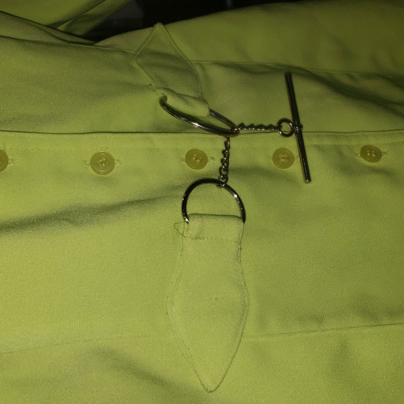 Vintage Connie Howard 6 neon green high waisted pantsuit - Picture 10 of 14